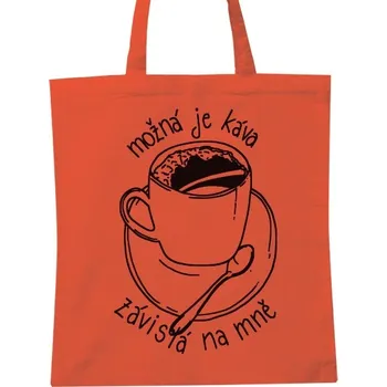 Nákupní taška Nákupní taška unisex s potiskem Taška na pořádné kafe