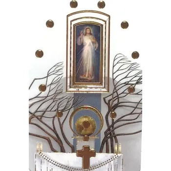 Korunka k Božímu milosrdenství RCC670 (Obrázek s medailkou)