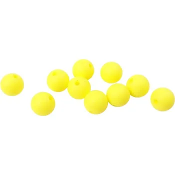 Příze Silikonový korálek 9mm Žlutý (Silikonový korálek 9mm Žlutý)