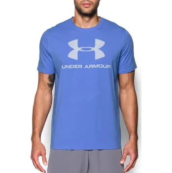 Triko Under Armour CC Sportstyle Logo Blue Velikost: L