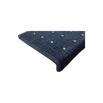 Nášlap na schod Černý nášlap na schody Udinese antracit obdélník 25 x 80 cm