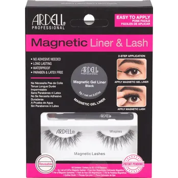 Ardell Magnetic Liner & Lash Wispies + magnetická gelová linka + štěteček na linku