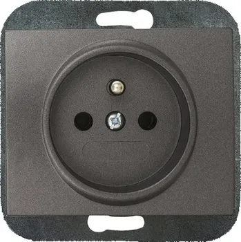 Elektrická zásuvka Zásuvka E2 5001112071951 Lune antracit
