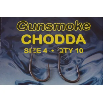 Rybářský háček Atomic Tackle Atomic Kaprové Háčky Gunsmoke Chodda 10ks Velikost: 5
