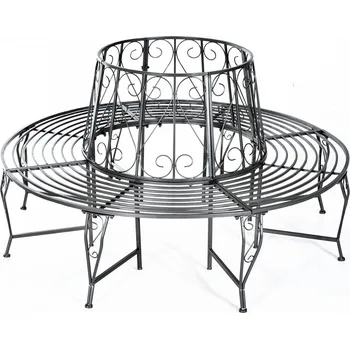 Zahradní lavice Zahradní kovová lavička kruhová