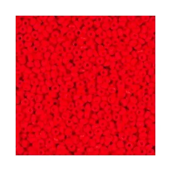 Dětské navlékací korálky Rokajl Preciosa 1. jakost 11/0 červené č. 142