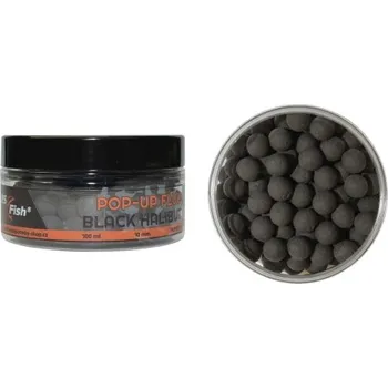 Boilies RS Fish PoP-Up 10 mm - Černý Halibut