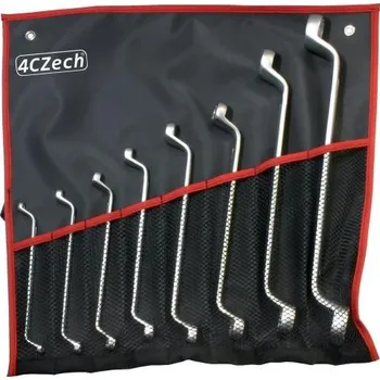 Klíč Sada vyhnutých klíčů 8-dílná (6x7 - 30x32mm) ve vinylovém pouzdře (DIN838) 4CZech