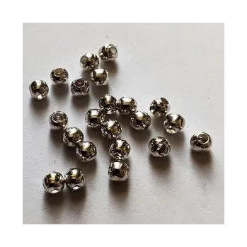 Dětské navlékací korálky Korálky kovové kuličky gunmetal 6mm 20ks