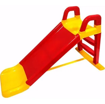 skluzavka 3-stupňová dětská skluzavka červeno-žlutá