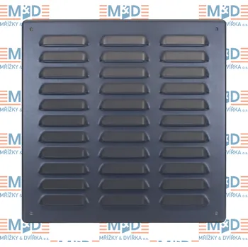 Větrací mřížka Mřížka 260x260 mm ANTRACIT - RAL 7016 (větrací mřížka šedá 260*260 ANTRACIT )