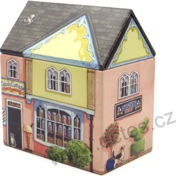Dóza na potraviny SWEET SHOP - CUKRÁRNA malý růžový domeček (Dana Kubick)