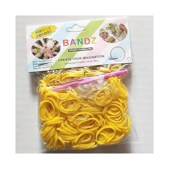 kreativní sada Gumičky na náramky Loom Bands "BANDZ" žluté