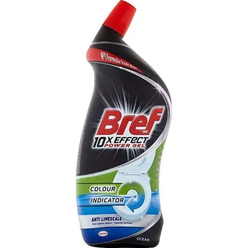 WC čistič Bref 10x Effect Lime Sccale 700 ml