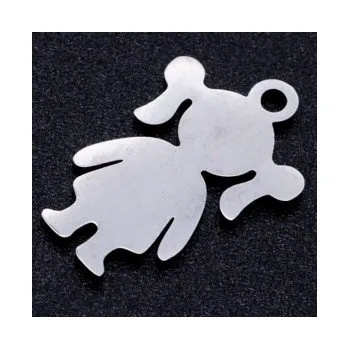 Přívěsek Přívěsek holčička 18x10mm chirurgická ocel
