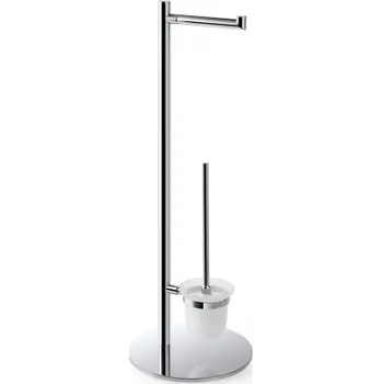 WC štětka Bemeta - OMEGA: Stojan s držákem toal. papíru a WC štětkou 104836012