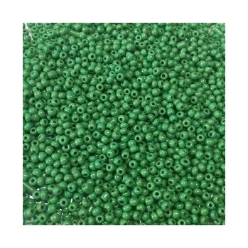 Dětské navlékací korálky Rokajl 12/0 zelená