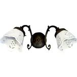 Sapho BRINDISI svítidlo 2xE14, 40W, 230V, keramické stínítko, IP21, bronz