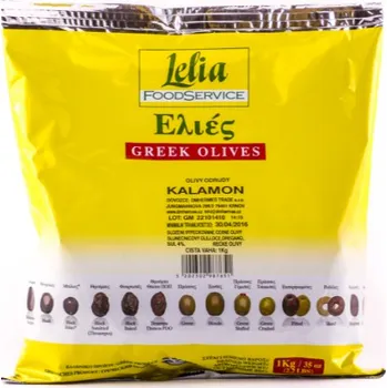 Rostlinný olej Kalamata černé olivy bez pecky 1kg