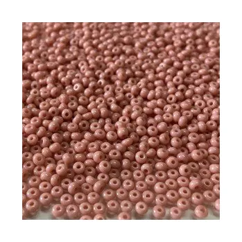 Dětské navlékací korálky Rokajl 9/0 starorůžová světlá