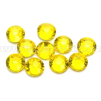 hot-fix celobroušené kameny Premium barva CBP/112 Citrine /žlutá, sada 4x144ks barva: barva CBP/112 Citrine /žlutá, prodejní balení: sada 4x144ks (balení SS6, SS10, SS16 a SS20 po 1grs)