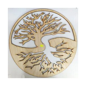 Dřevěný výřez strom života 470mm