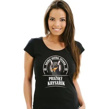 Oblečení a móda STRIKER Dámské tričko Pražský krysařík Barva: Černá, Velikost: XL