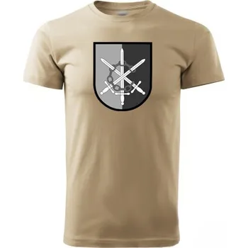 Pánské tričko STRIKER Tričko 111.pěší rota Aktivních záloh hlavního města Prahy Barva: Písková, Velikost: S