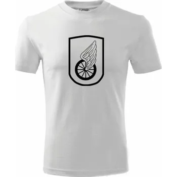 Pánské tričko STRIKER Tričko 14.brigáda logistické podpory Pardubice Barva: Bílá, Velikost: M