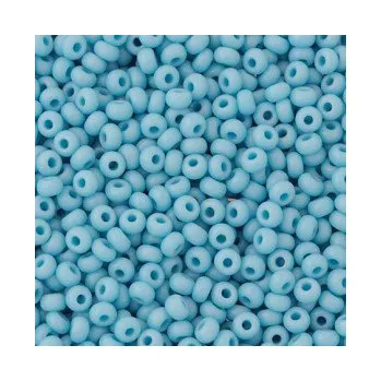 Dětské navlékací korálky Rokajl 10/0 nebesky modrá