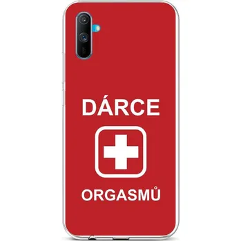 Pouzdro na mobilní telefon Kryt Realme C3 silikon Dárce (obal neboli pouzdro na Realme C3)