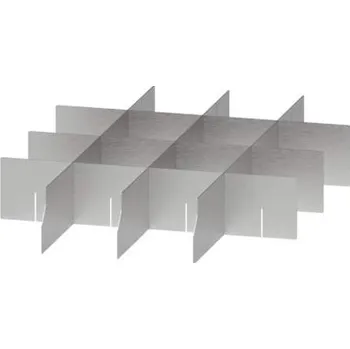 Dílenský stůl Vnitřní dělení zásuvek z pozinkovaného plechu 3x3