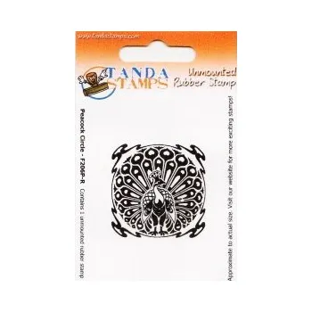 Forma na odlévání Textura Tanda Stamps Peacock Circle