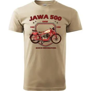 STRIKER Tričko JAWA 500 OHW Barva: Písková, Velikost: XXXL