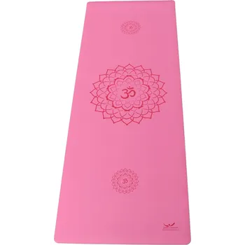 podložka na cvičení Yogacentrum PU podložka na jógu Lotos Pink