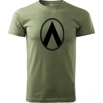 Pánské tričko STRIKER Tričko 25. protiletadlový raketový pluk Strakonice Barva: Olivová, Velikost: XXXL