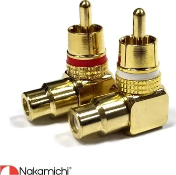 Video redukce Nakamichi RCA N0515 (Pravoúhlá cinch RCA redukce, cena za pár)