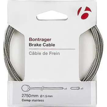BONTRAGER Nerezové MTB brzdové lanko extra dlouhé 2750mm s koncovkou