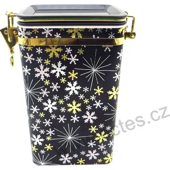 Dóza na potraviny STELLA 293 vločky s hologramem tmavozelená