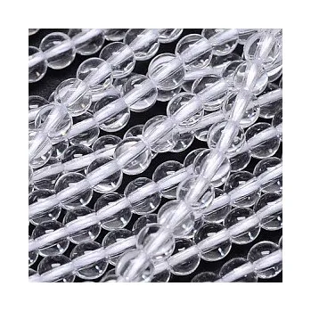 Korálek Křišťál lesklý 4mm (15ks)