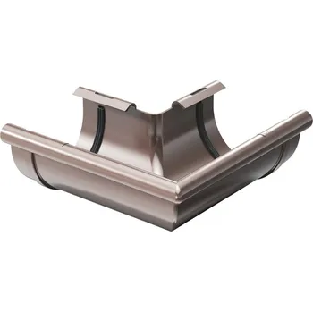 okap Gutta Aqua roh PVC žlabu vnější Okapové systémy 125 mm hnědá