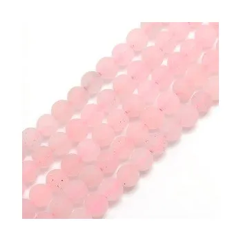 Korálek Růženín matný 8mm (6ks)