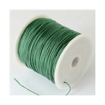 Korálek Nylonová šňůra šedo-zelená 0,5mm (5m)