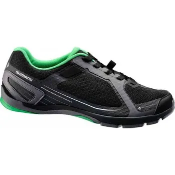Pánské cyklistické tretry Shimano SH-CT41L Black/Green 41