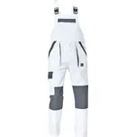 Kalhoty montérkové pracovní s laclem MAX NEO, barva bílá 0353003480064, vel. 64