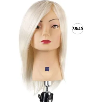 Labor Pro Cvičná hlava 100% angora, ultra blond, délka vlasů 35/40cm