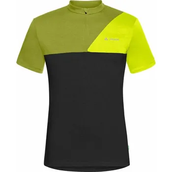cyklistický dres Dres Vaude Dres Vaude Tremalzo IV 40852 pánský kr.r. black/green 3XL 3XL