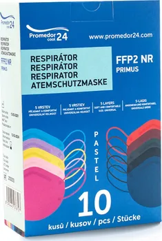 respirátor Promedor24 Respirátor FFP2 NR Primus Pastel 10 ks