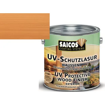 Lak na dřevo SAICOS UV OLEJOVÁ LAZURA VENKOVNÍ 2,5L 1111 borovice transparentní + dárek k objednávce nad 1000Kč