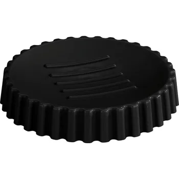 Mýdlenka Allstar Miska na mýdlo Minas, barva černá, Ø11 cm, WENKO
